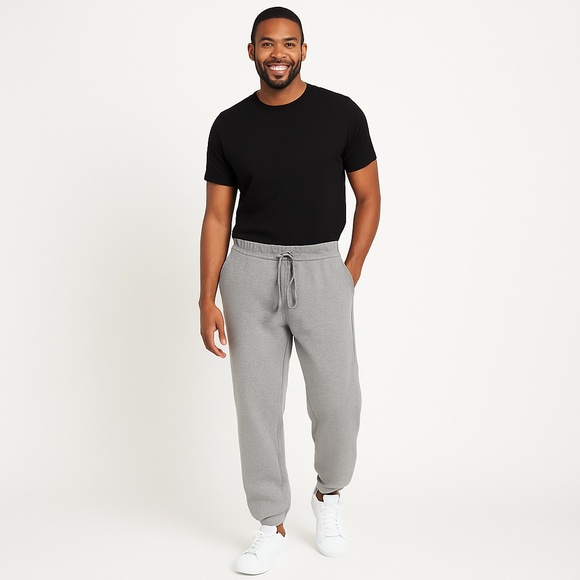 NWT Weatherproof Vintage Men’s Fleece Lined Jogger Pants Gray XL - Picture 1 of 3